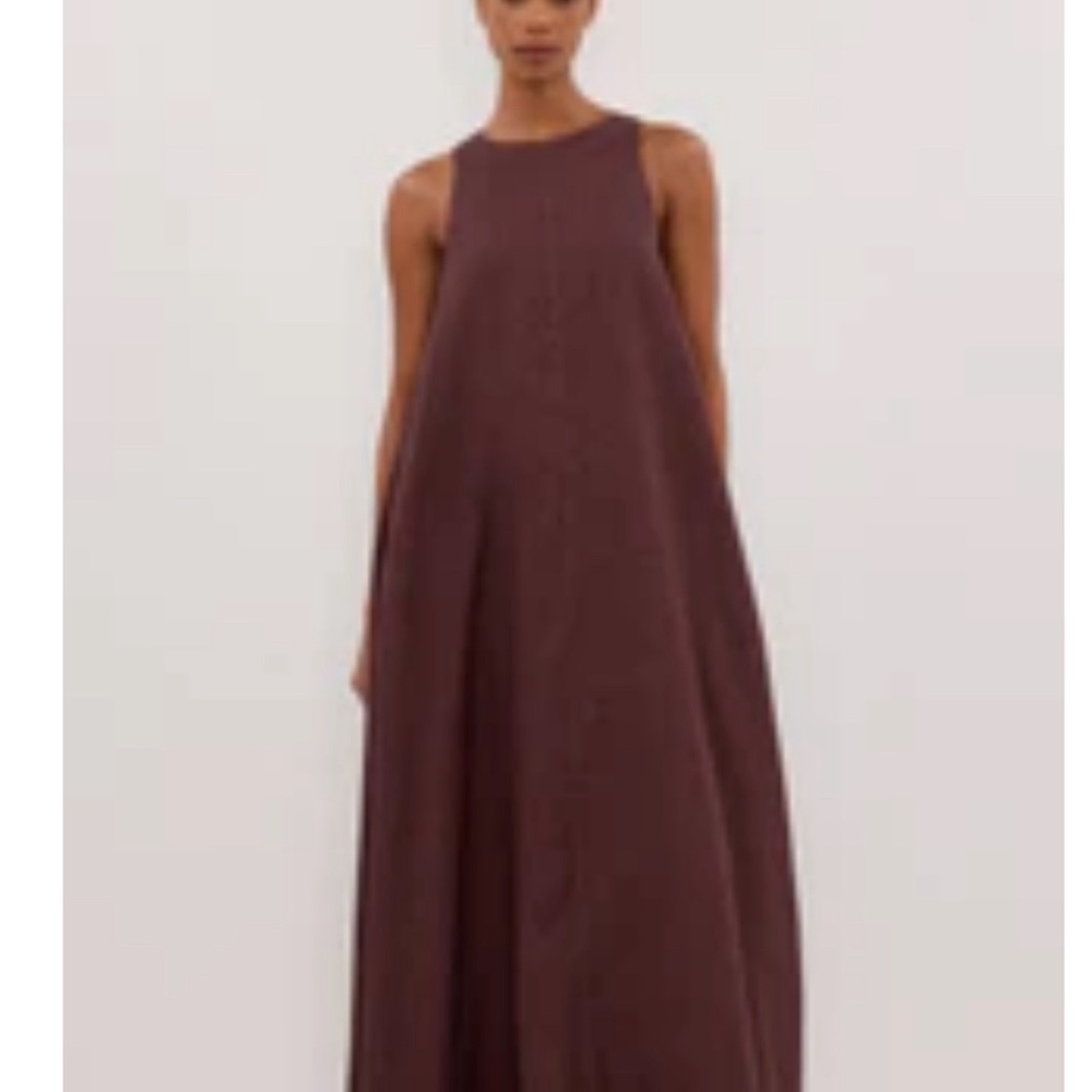 Dissh Linen Sleeveless Maxi Dress. New with tags